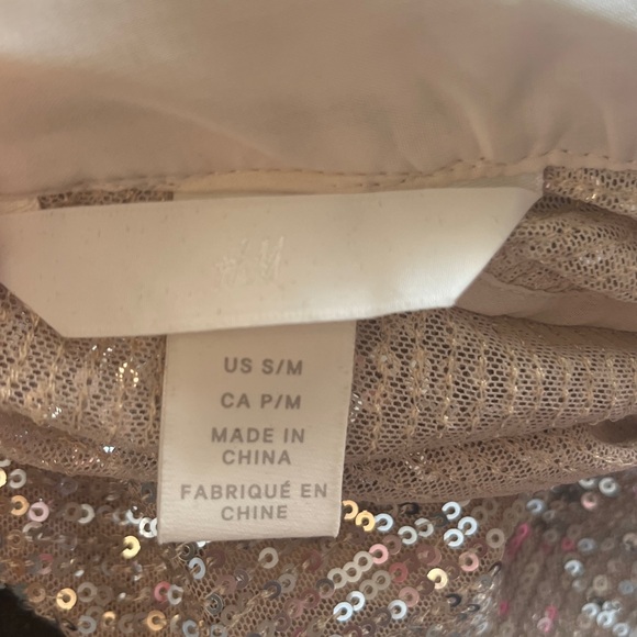 H&M Silver Sequin Blouse - Picture 7 of 7